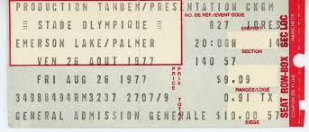 ticket stub